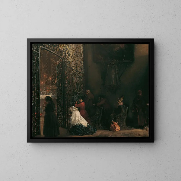 Frise - Adolph von Menzel — inramlat konstverk på väggen