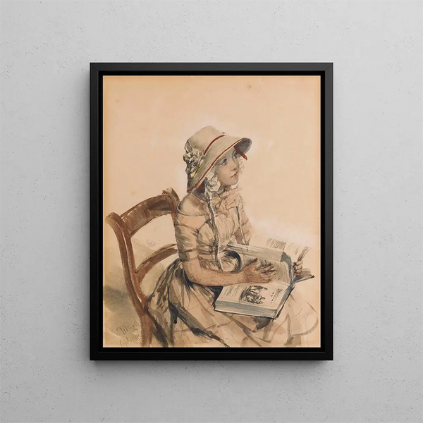 Adolph von Menzel - Frulein Maercker.webp