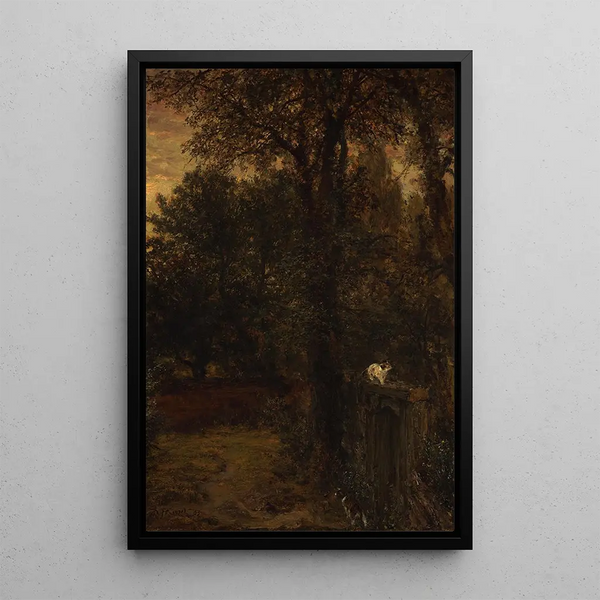 Reproduktion av målningen Landskap - Adolph von Menzel