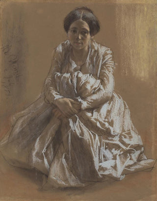 Adolph von Menzel - The Artists Sister Emilie.webp
