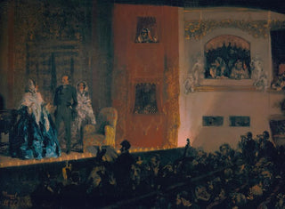 Adolph von Menzel - The Thtre du Gymnase.webp