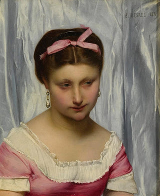 AdolpheAlexandre Lesrel - The Pink Ribbon.webp