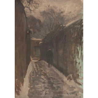 AdolpheErnest Gumery - La rue Berton sous la neige.webp