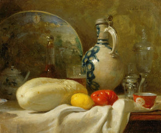 AdolpheFlix Cals - Still Life with a Cucumber and a Pitcher.webp