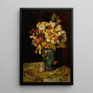 Adolphe Monticelli - Flowers in a Blue Vase.webp