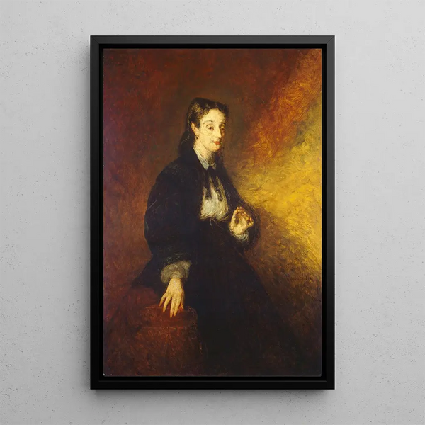 Reproduktion av målningen Madame Cahen - Adolphe Monticelli