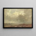 Vue de rivière au soir - Adolphe Mouilleron — inramlat konstverk på väggen