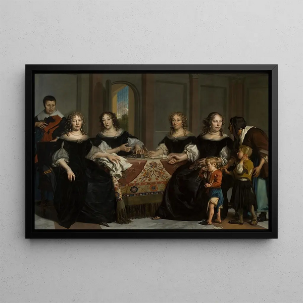 Adriaen Backer - De regentessen van het Burgerweeshuis.webp