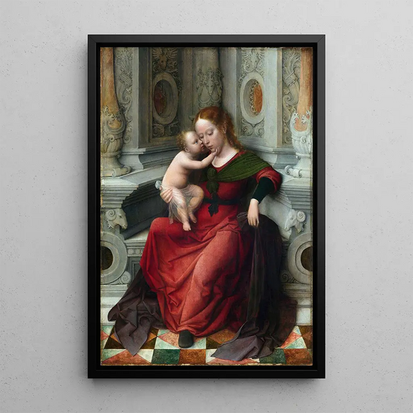 Reproduktion av målningen Vierge à l'Enfant - Adriaen Isenbrandt