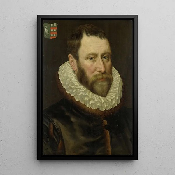 Reproduktion av målningen av porträtt av Jacob Bas Claesz 1536-1589 - Adriaen Thomasz Key
