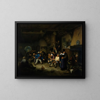 Adriaen van Ostade - Peasants Dancing in a Tavern.webp