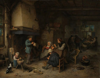 Adriaen van Ostade - Peasants in an Interior.webp