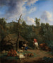 La cabane - Adriaen van de Velde — vy av konstverket