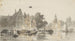 Vue de ville avec canal - Adrianus Eversen — vy av konstverket