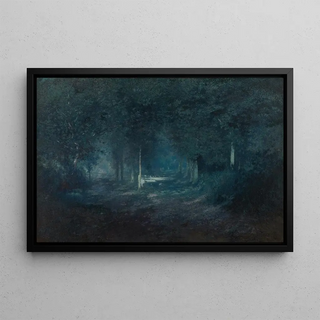AdrienJoseph Heymans - Wood by Moonlight.webp