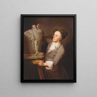 Adrien Carpentiers - LouisFrancois Roubiliac Modelling His Monument to Shakespeare.webp