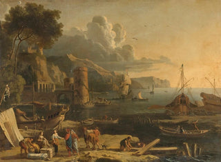 Adrien Manglard - Mediterranean Port Scene.webp