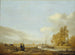 Landskapsflod med en träbro - Aelbert Cuyp — vy av konstverket