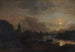 Landskapsbild i månsken - Aert van der Neer — vy av konstverket