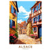 Poster Alsace Vintage