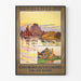 Poster Barfleur vintage – Val de Saire och gamla normandiska kvarnar