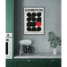 Poster Bauhaus Svart och Röd - Design 1923