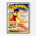 Poster Cabourg - Retro gammal vintage affisch från Normandie