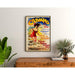 Poster Cabourg - Retro gammal vintage affisch från Normandie