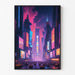 New York City cyberpunk poster