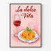 Poster Dekoration Kök - La Dolce Vita
