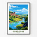 Poster Dordogne Vintage