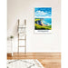 Vintage poster av Normandiska klippor