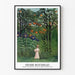 Poster - Kvinna som promenerar i en exotisk skog - Henri Rousseau