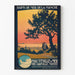 Poster Hauteville-sur-Mer vintage – Badsjö nära Granville