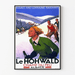 Poster Hohwald den Alsaciska skidorten Vintage