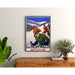 Poster Hohwald den Alsaciska skidorten Vintage