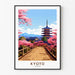 Poster Kyoto Japan Vintage