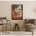 Poster Menton Vintage