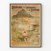 Vintage poster Mont-Saint-Michel – Utflykter i Normandie och Bretagne