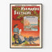 Poster Normandie Bretagne – Badsjöar och utflykter (cirka 1900)