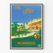 Poster Normandie vintage – L’été... l’État (1930-talet)