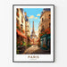 Poster Paris Vintage - La tour Eiffel