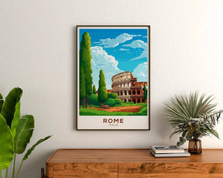 Affiche Rome Vintage