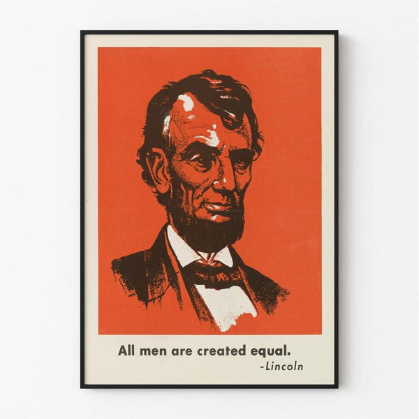 Affiche Seconde Guerre Mondiale - Heroes Day Posters - Lincoln