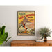 Poster Tåg Normandie Bretagne Vintage