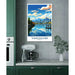 Poster Vancouver Vintage med sina berg