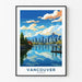 Poster Vancouver Vintage med sina berg