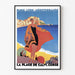 Vintageposter Calvi på Korsika