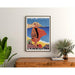 Vintageposter Calvi på Korsika