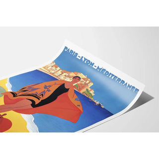 Affiche Vintage Calvi en Corse